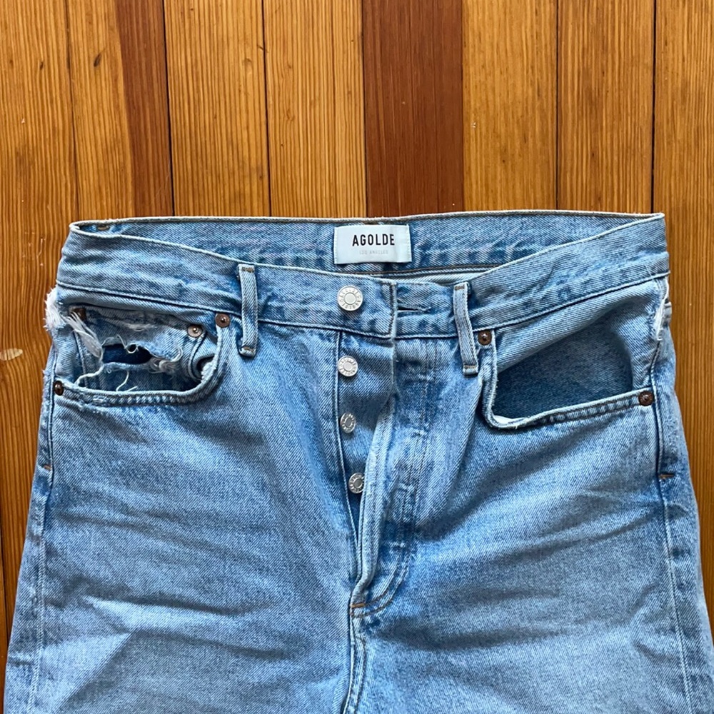 Agolde 90s mid rise loose fit denim jeans